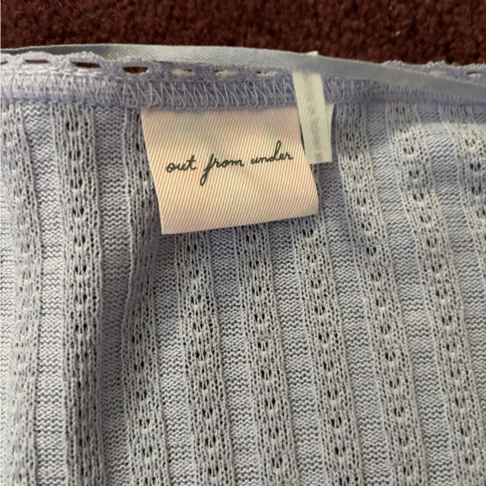 Light Purple Ribbed Cardigan - Picture 3 of 3